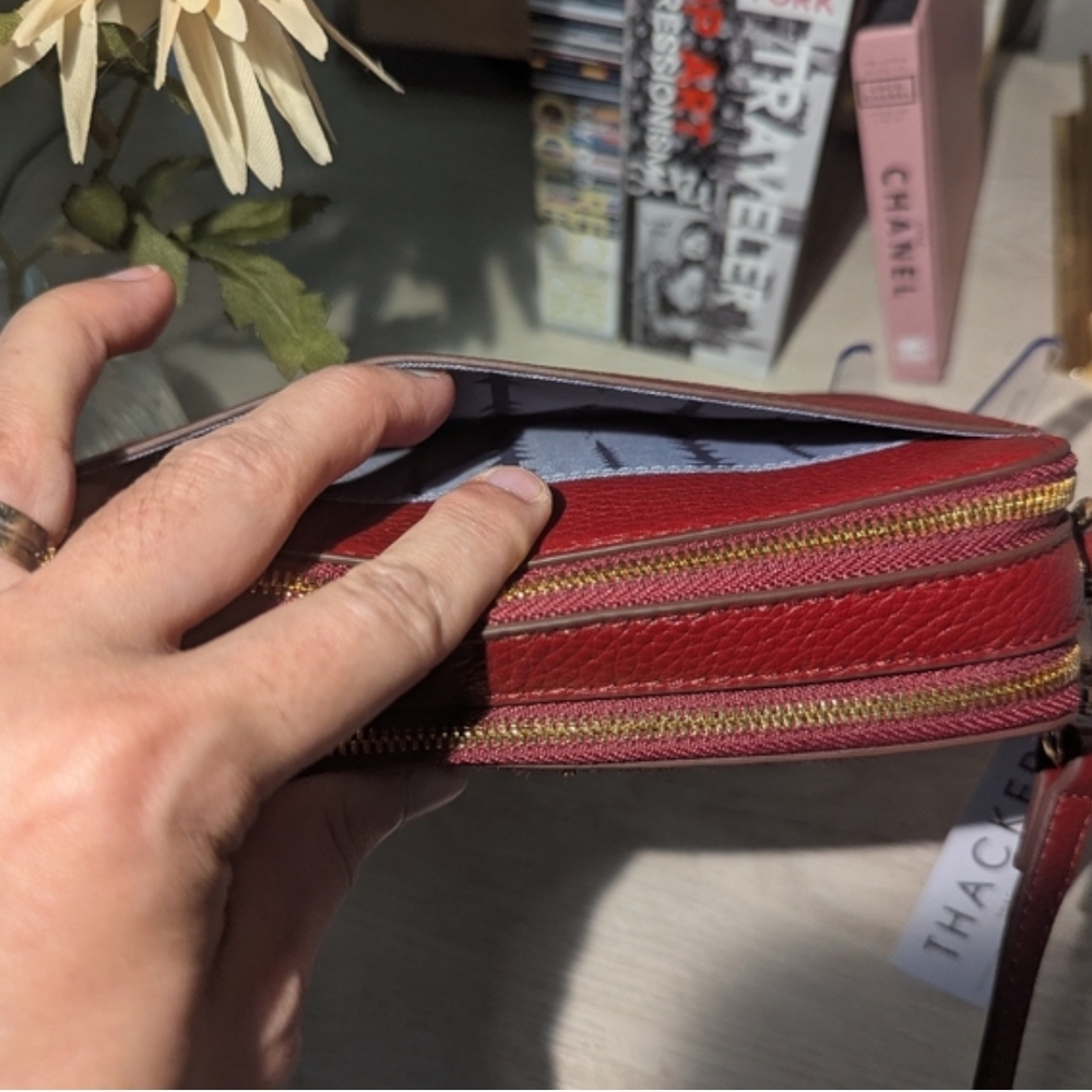 Thacker Ronnie Genuine Calf Hair Crossbody NWT - Picture 9 of 12